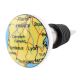 France Map Flat Ceramic Wine Bottle Stopper